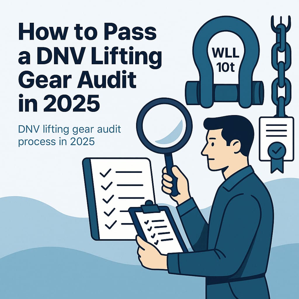 DNV lifting gear audit process in 2025
