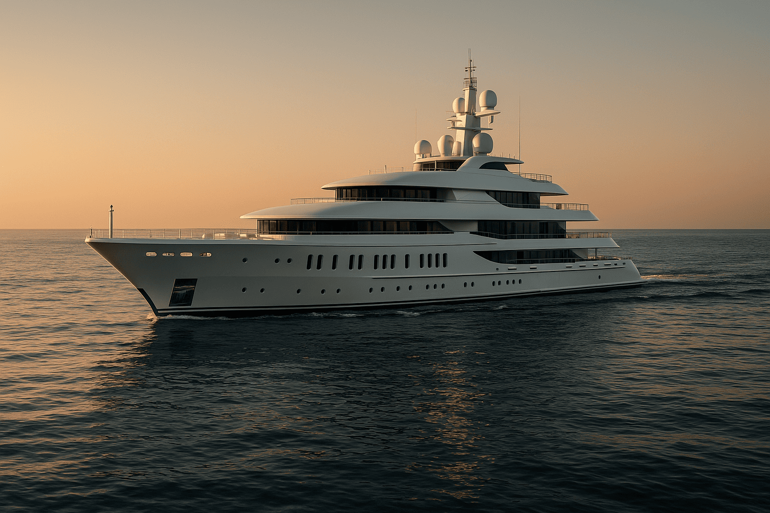LiftLog Pro brand image showing a yacht at sea